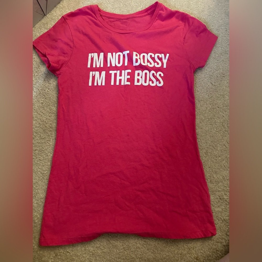 Pink Graphic T-Shirt Womens S